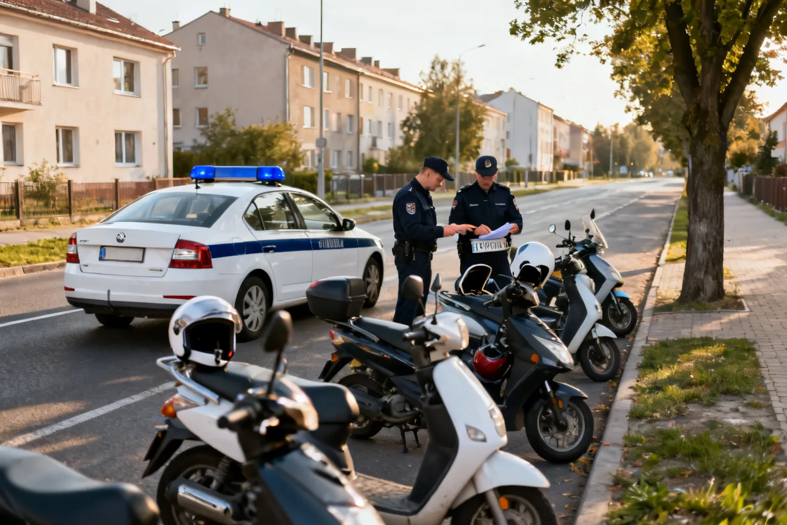 Krakowska drogówka skontrolowała motocykle i motorowery