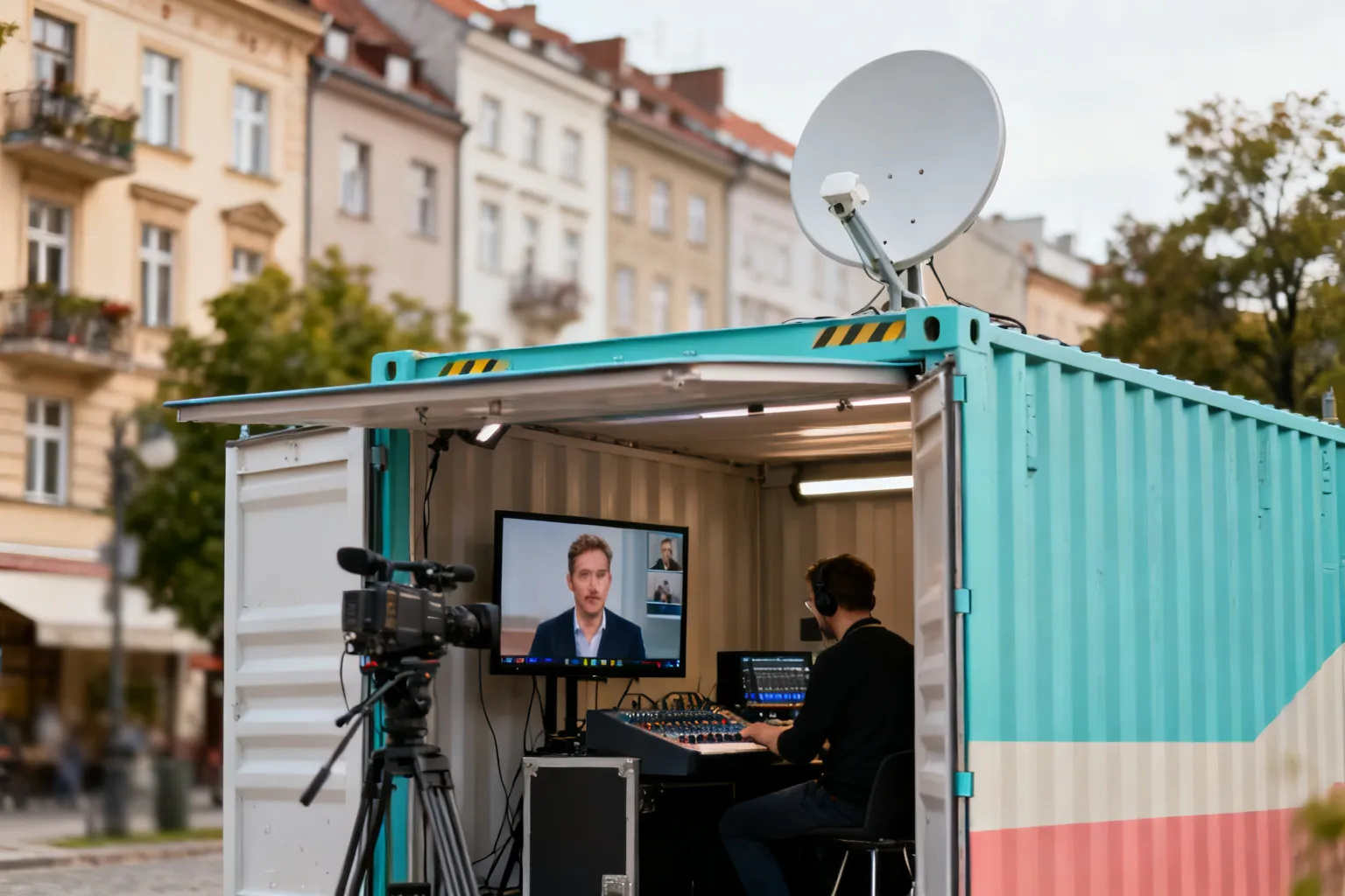 Kontener Portals Wesoła Kraków — rozmowy na żywo z Frankfurtem