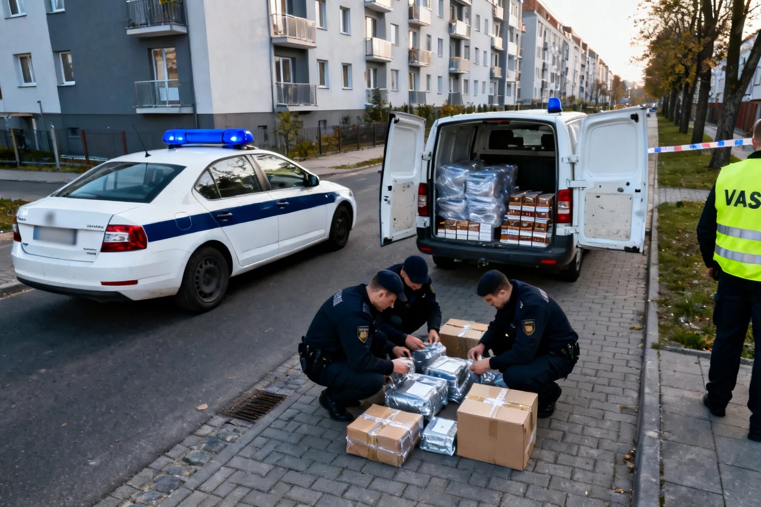Małopolska: policja i KAS ujawniły nielegalne przesyłki z narkotykami i tytoniem