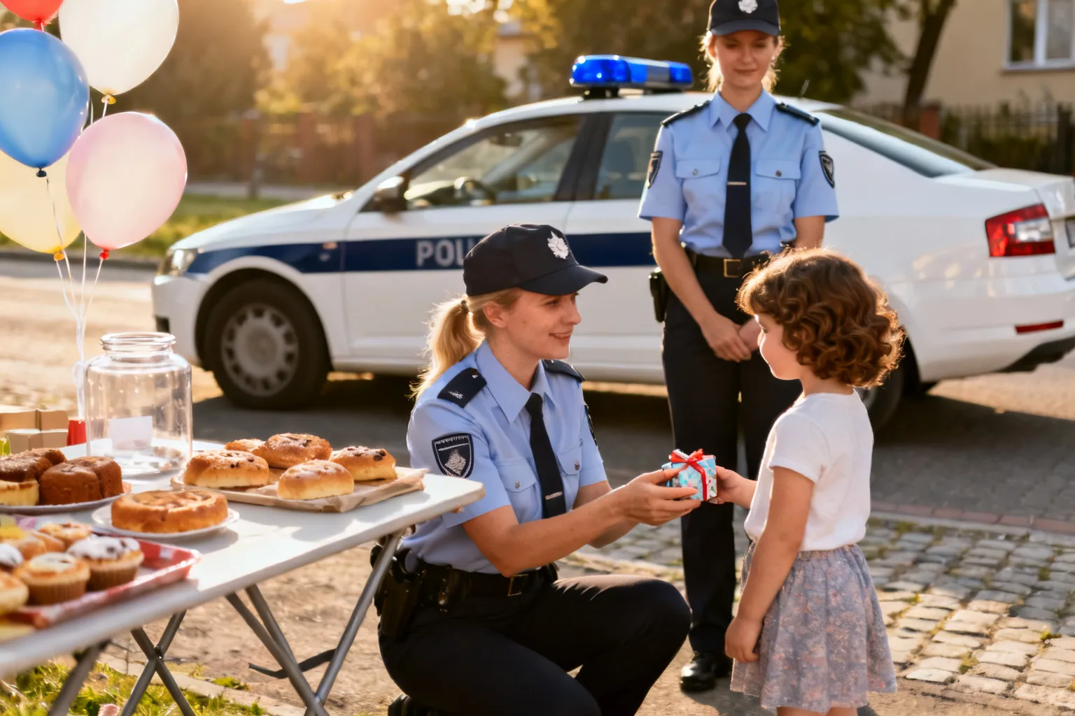Policjantki z Komisariatu III wsparły piknik charytatywny dla Hani