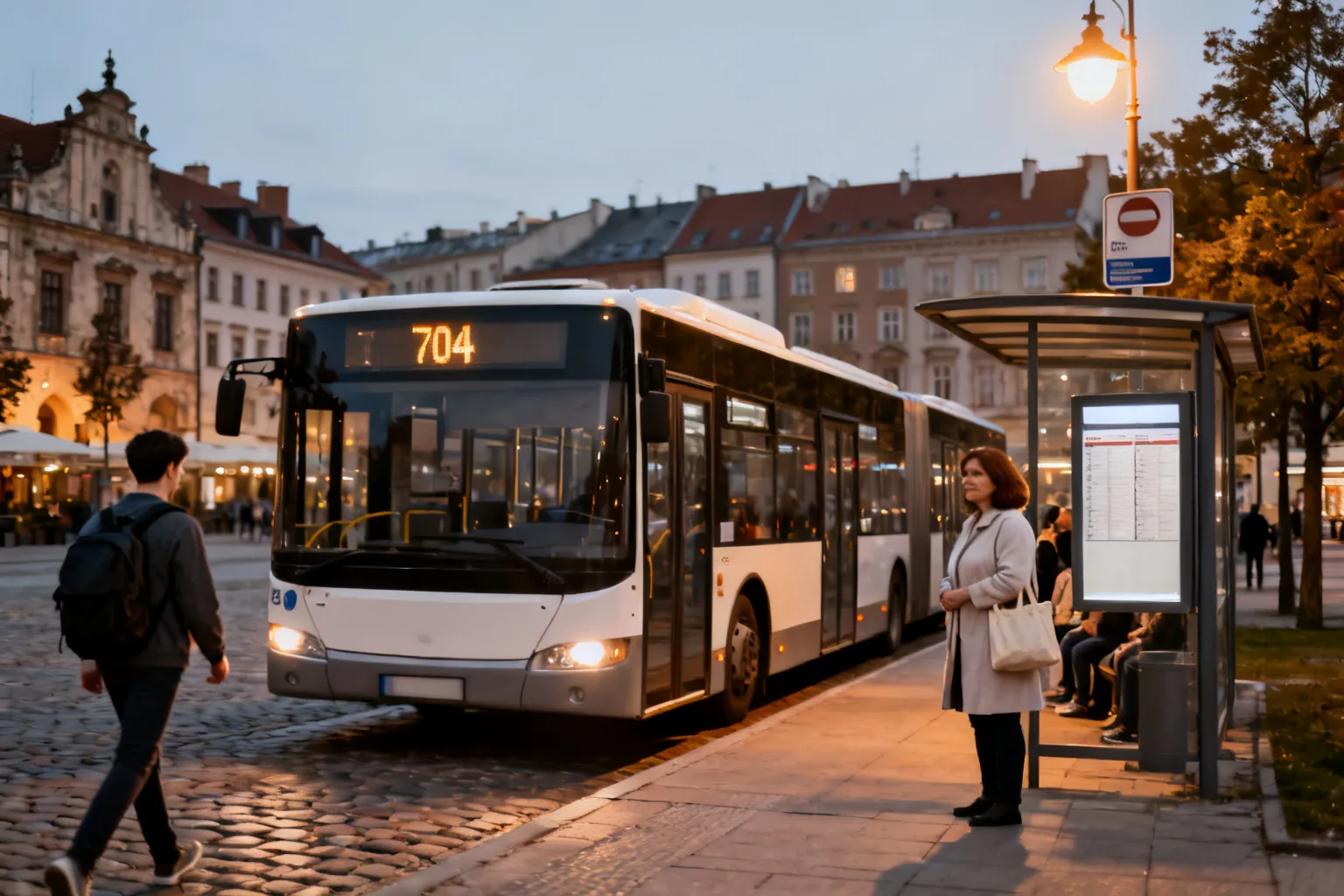 Zmiana trasy autobusu 704 Kraków — kursy kończą się przy Starym Kleparzu
