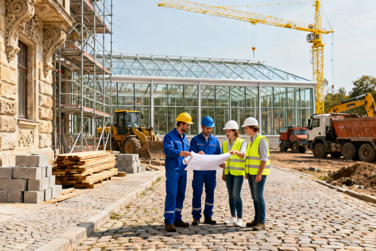 Karmelicka 66A oranżeria Kraków — przebudowa za zachowaną elewacją