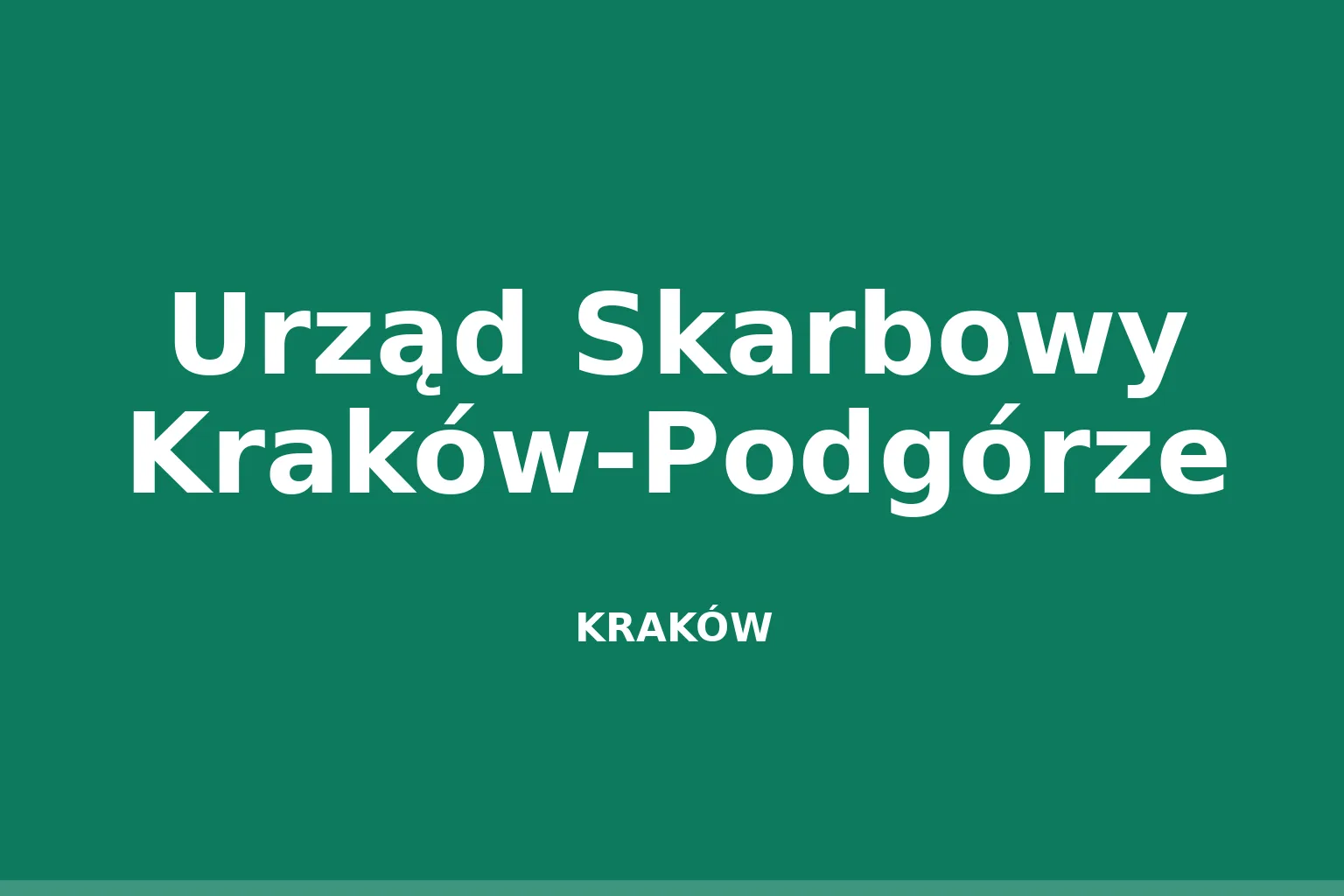Urząd Skarbowy Kraków-Podgórze