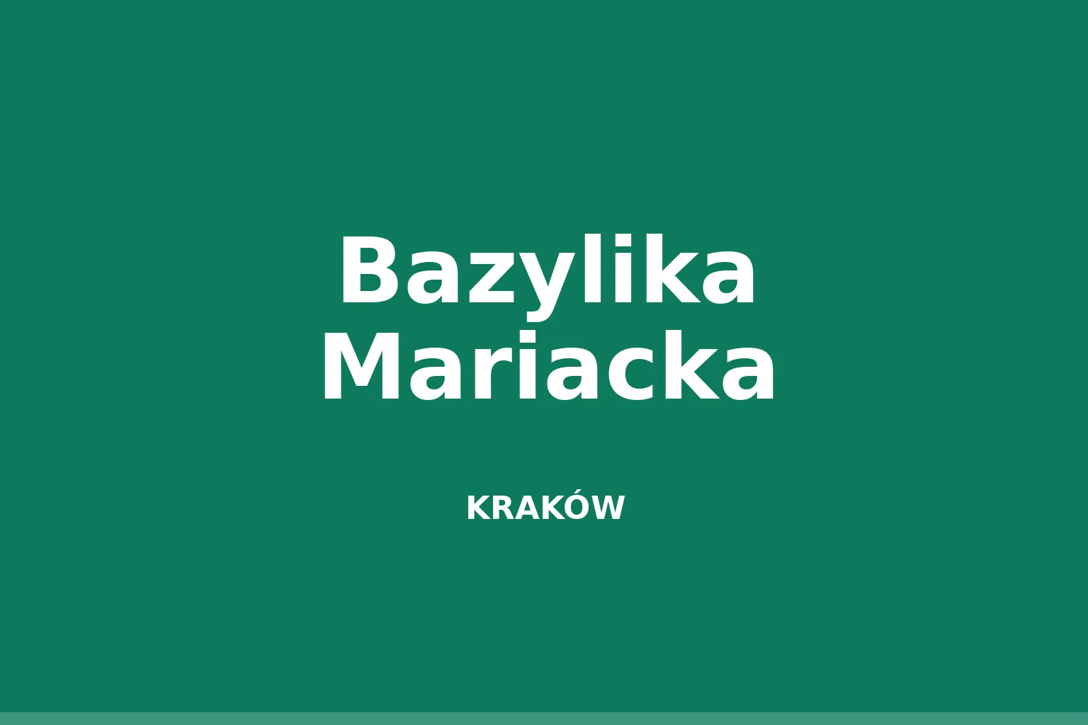 Bazylika Mariacka